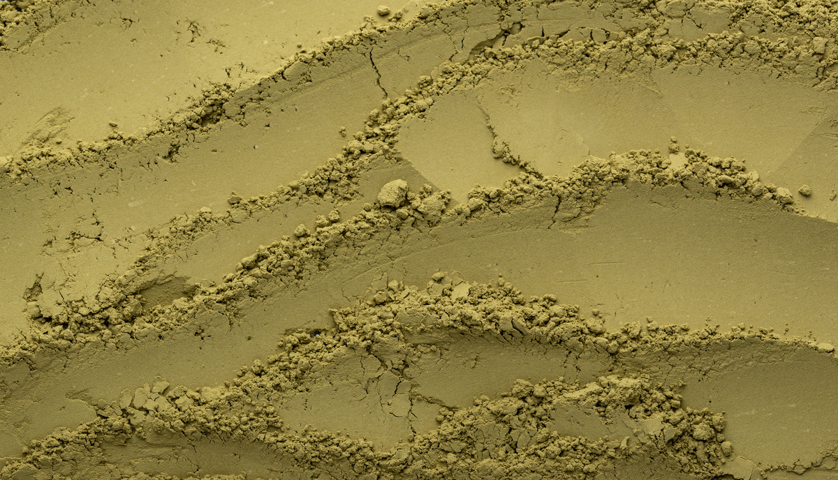 Food texture of green tea matcha powder texture de matcha