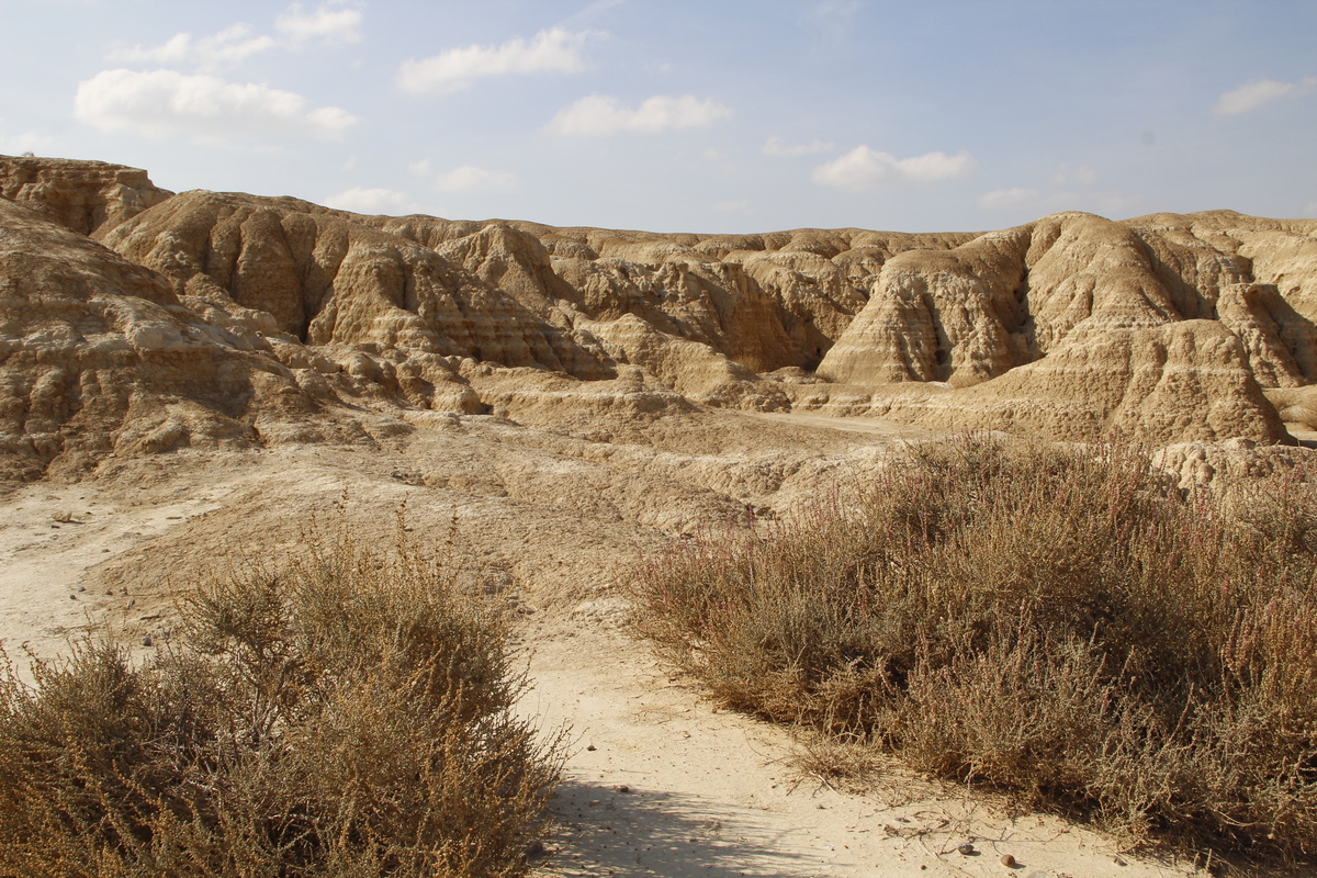 Itinéraires de randonnée dans les Bardenas Reales de Navarre. Espagne Photo d'Itinéraires de randonnée dans les Bardenas Reales de Navarre. Espagne