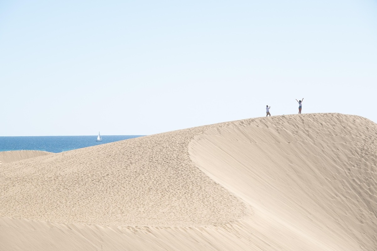 Photo de dune de sable Photo de dune de sable
